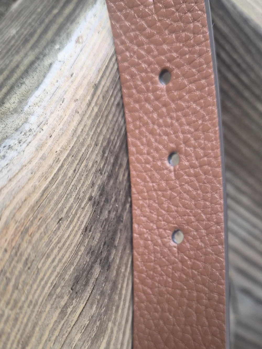 Michael Kors Brown Reversible Logo Belt with Gold & Silver MK Buckle